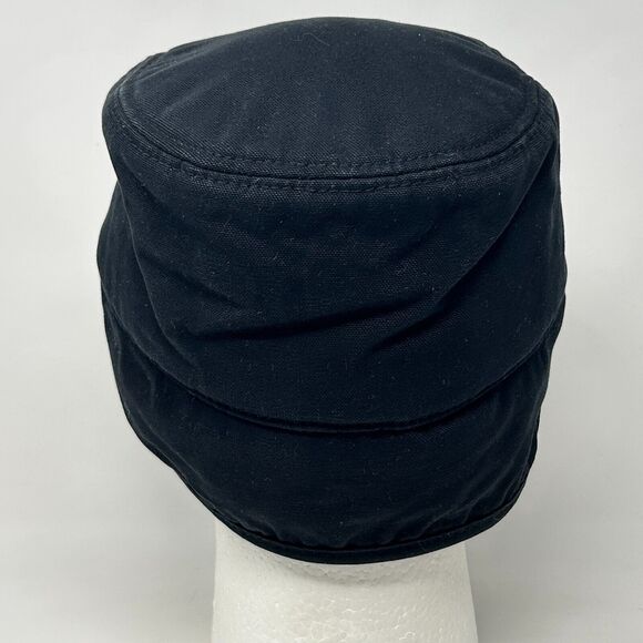 Broner Duck Work Cap Winter Hat X-Large Canvas Faux Fur Soft Pile Ear Flap Black - Picture 6 of 13